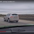 Случайное видео рестайлингового Skoda Kodiaq на дорожном тесте